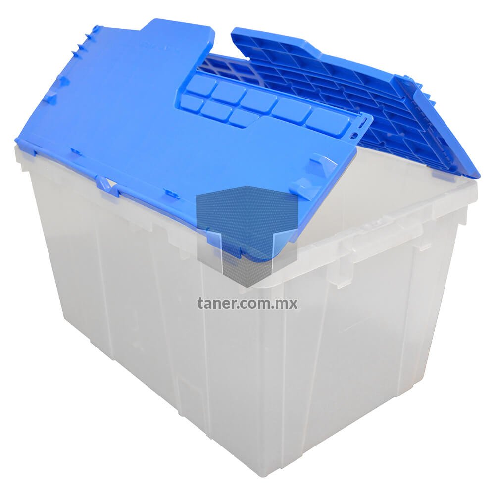 Contenedor Bisagra Grande Transparente