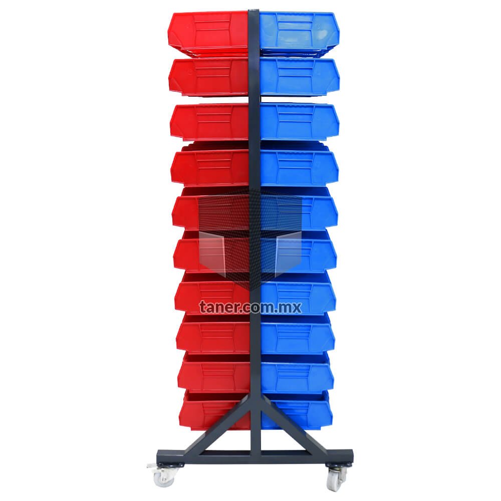 Venta-de-Anaqueles-TANER-Organizadora-de-Espacios-CDMX-Exhibidores-Exhibidor-Doble-100-Gavetas-Plásticas-N-3-02