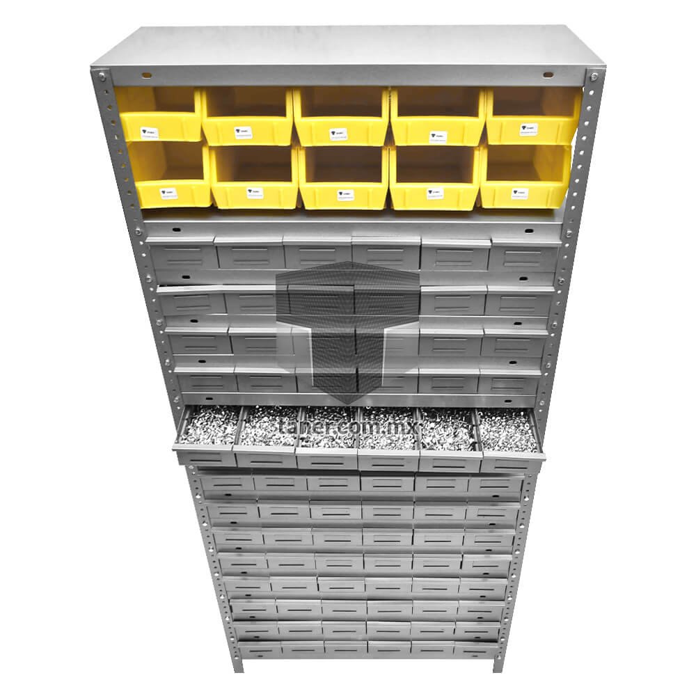 Venta-de-Anaqueles-TANER-Organizadora-de-Espacios-CDMX-Gavetetos-Gavetero-Metálico-N-3-02