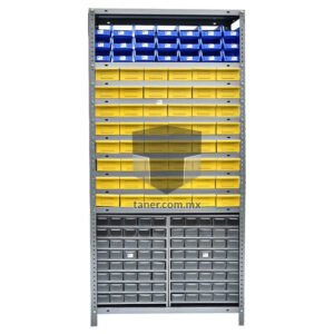 Venta-de-Anaqueles-TANER-Organizadora-de-Espacios-CDMX-Gavetetos-Gavetero-Metálico-N-4-01