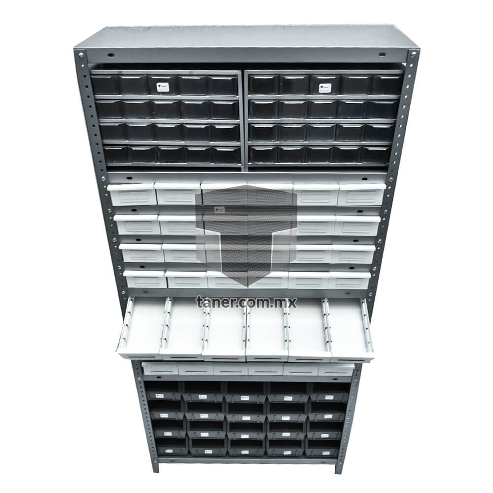 Venta-de-Anaqueles-TANER-Organizadora-de-Espacios-CDMX-Gavetetos-Gavetero-Metálico-N-5-02