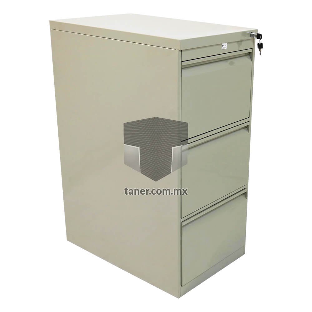 Venta-de-Anaqueles-TANER-Organizadora-de-Espacios-CDMX-Linea-Oficina-Archivero-Vertical-3-Gavetas-02
