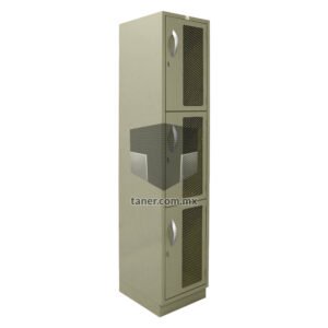 Venta-de-Anaqueles-TANER-Organizadora-de-Espacios-CDMX-Lockers-Locker-3-Puertas-Con-Malla-01