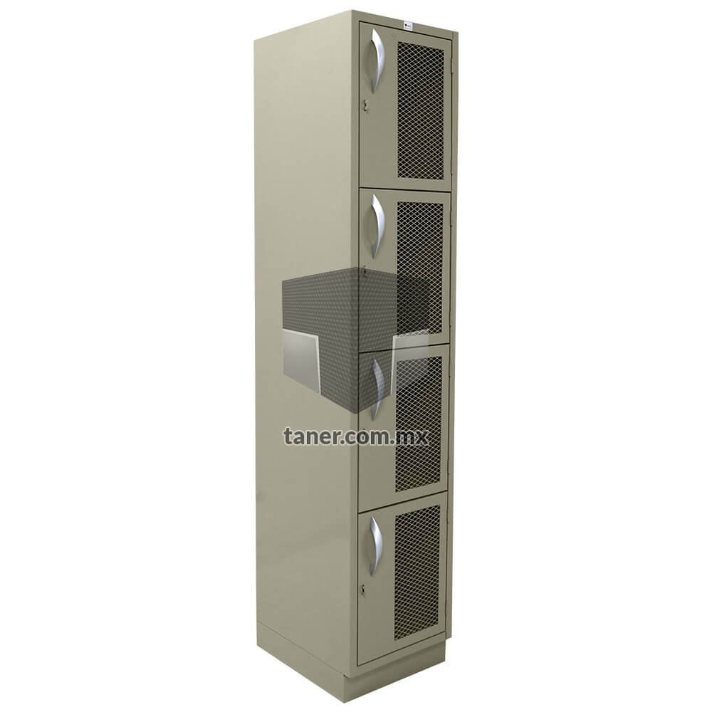 Locker de 4 puertas con Malla