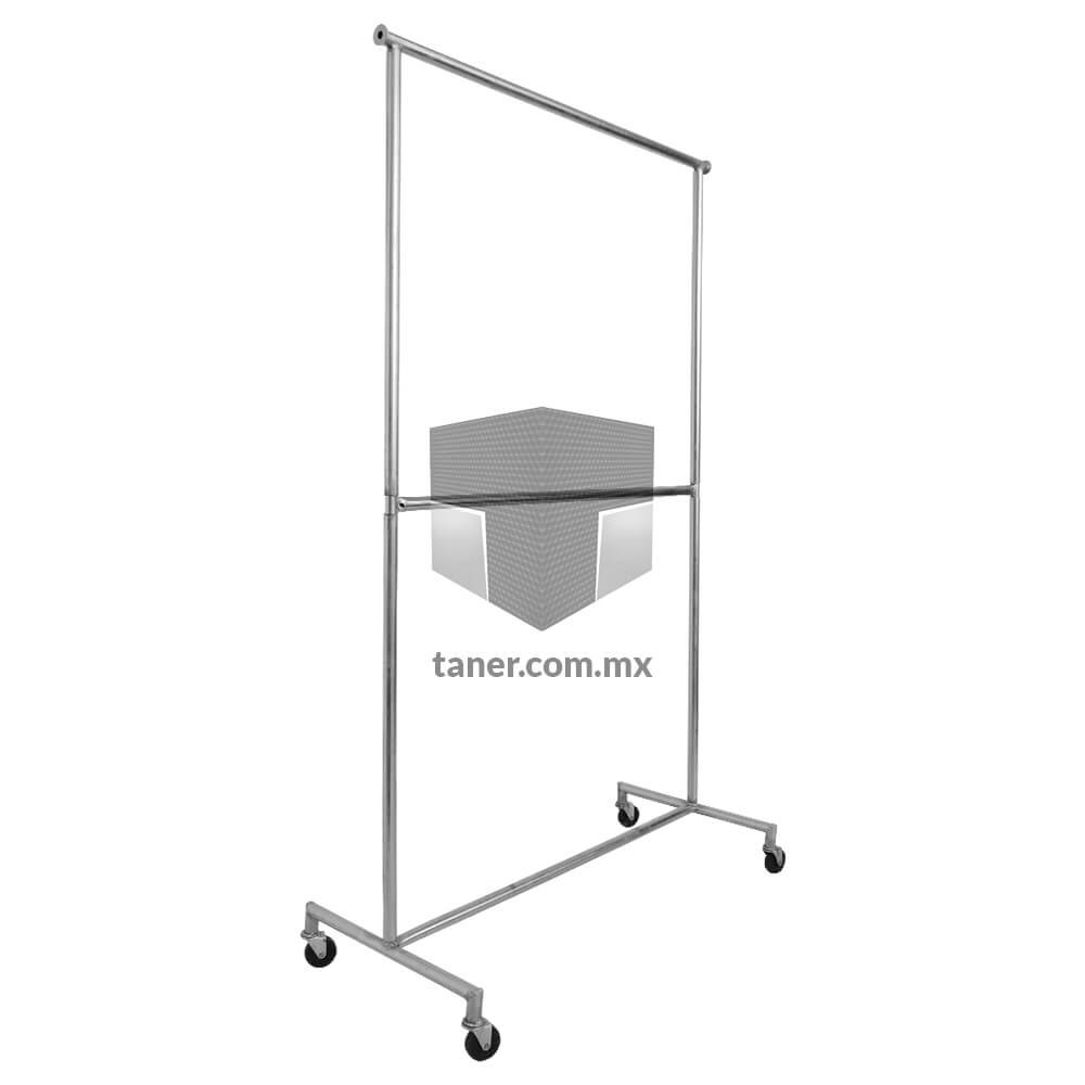 Venta-de-Anaqueles-TANER-Organizadora-de-Espacios-CDMX-Rack-Para-Ropa-Chico-Doble-01