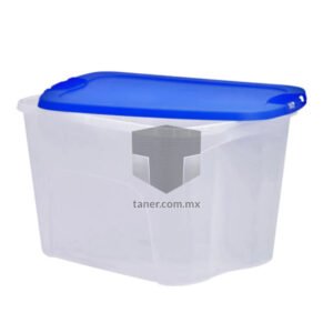 Venta de Anaqueles TANER Organizadora de Espacios CDMX y Queretaro-Contenedor Plástico Transparente 87 Lts