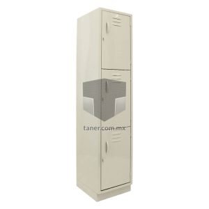 Venta-de-Estantes-Metalicos-TANER-Organizadora-de-Espacios-CDMX-y-Queretaro-Locker-Metalico-3-Puertas