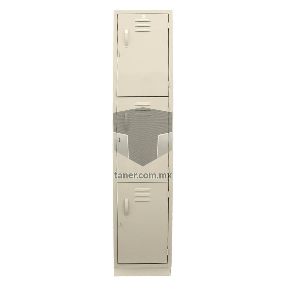 Venta-de-Estantes-Metalicos-TANER-Organizadora-de-Espacios-CDMX-y-Queretaro-Locker-Metalico-3-Puertas