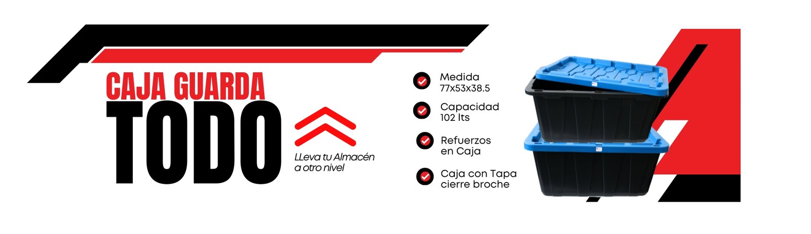 TANER - Estantes Metalicos y Cajas de Plastico CDMX y Querétaro B03