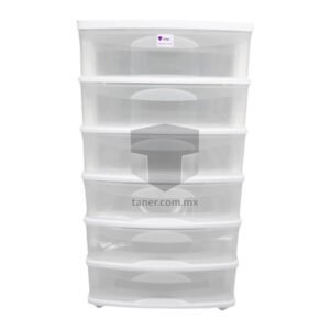 Cajonera de Plástico con 6 Cajones Chicos
