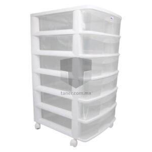 Cajonera de Plástico con 6 Cajones Chicos