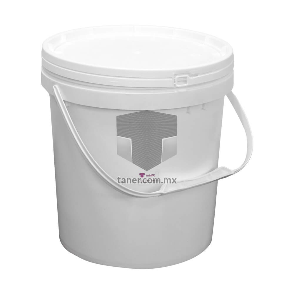 Cubeta de Plastico Blanca de 10 Litros