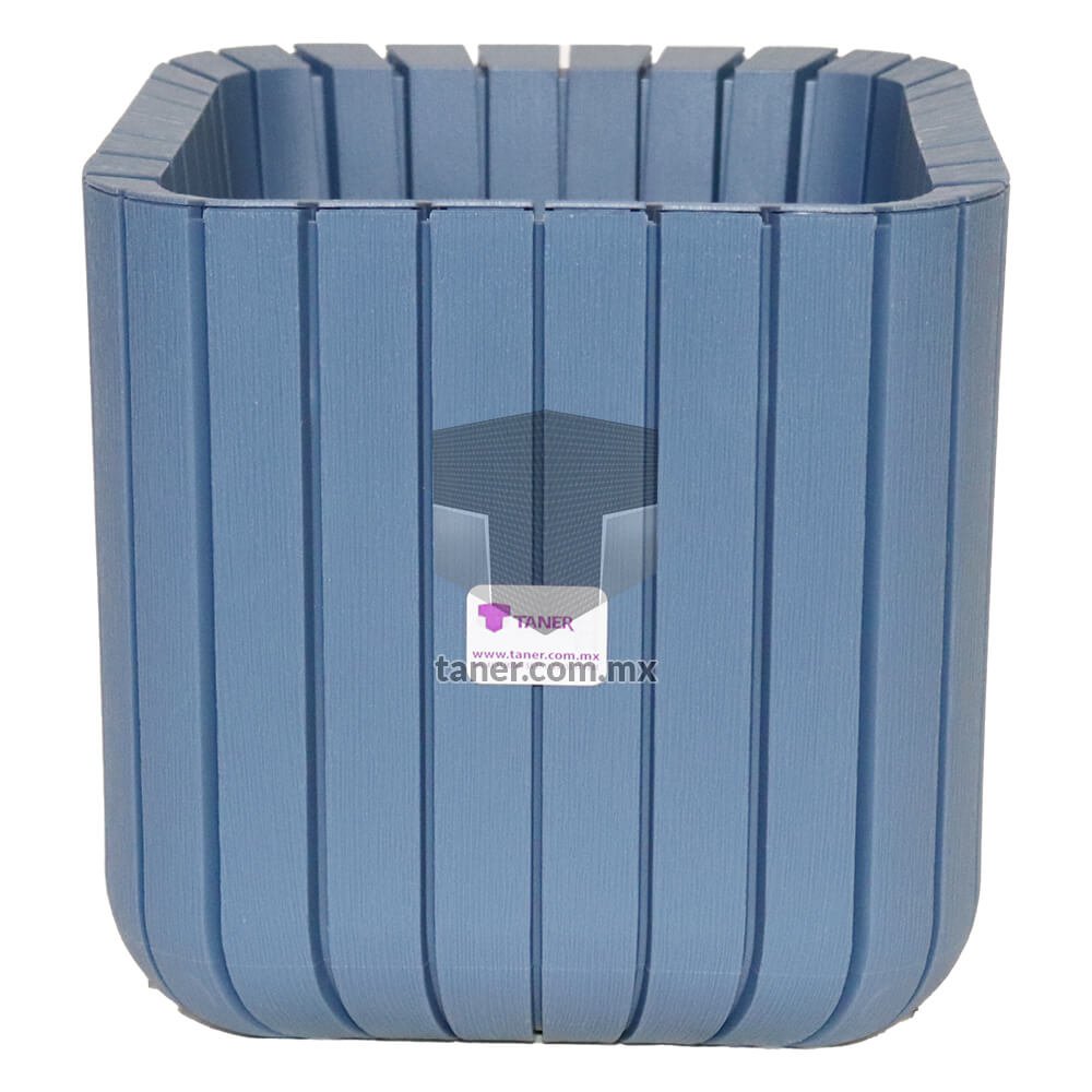 Maceta Cuadrada Azul