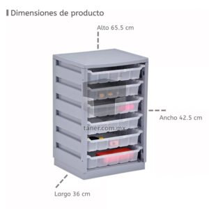 Venta de Anaqueles TANER Organizadora de Espacios CDMX y Queretaro-Cajonera Industrial 6 Cajones